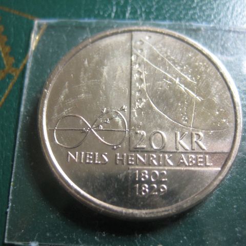 20 kr Abel 2002  unc