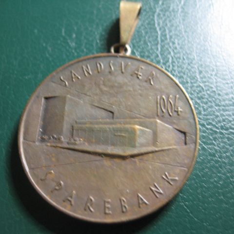 Medalje Sandsvær Sparebank 1964