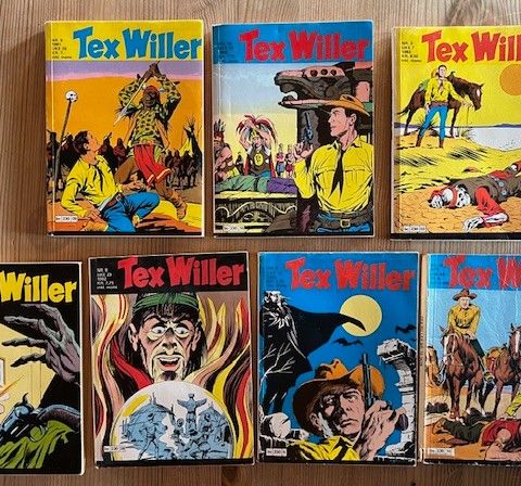 Tex Willer hefter (7 styk)