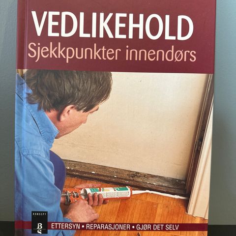 Vedlikehold - Sjekkpunkter innendørs