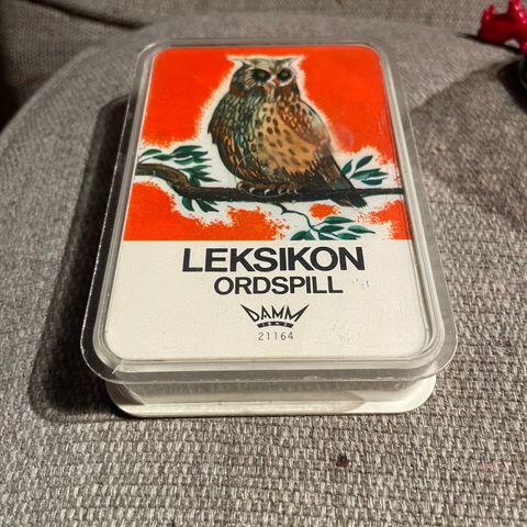 Vintage ubrukt leksikon ordspill.