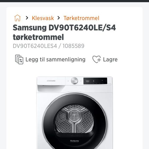 Samsung Tørketrommel