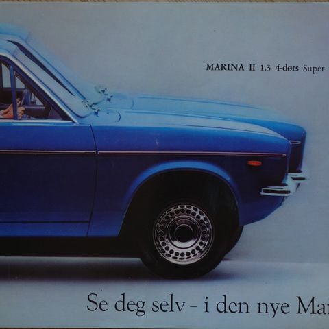 Morris Marina  70 talls brosjyre