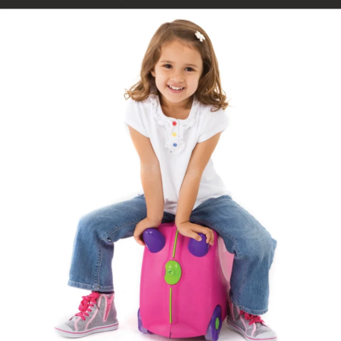 Trunki koffert barn rosa