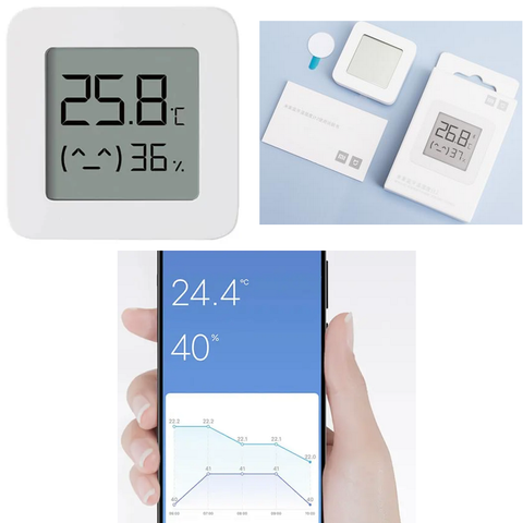 Bluetooth Temperatur og fuktighetslogger / Xiaomi Datalogger med fjernavlesning