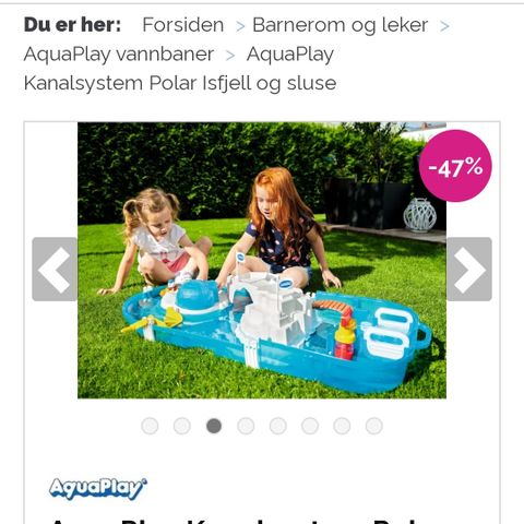 Mistet aquaplay polar biter, noen som har sett?