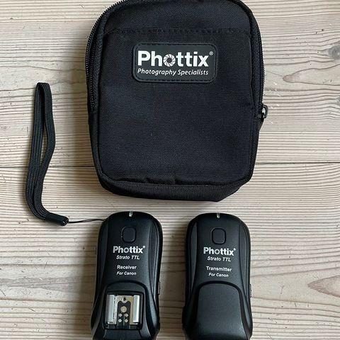 Phottix Strato TTL transmitter og receiver til Canon