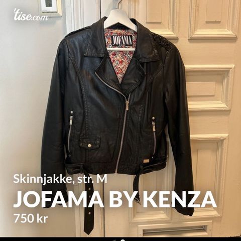 Jofama by Kenza skinnjakke, str. M