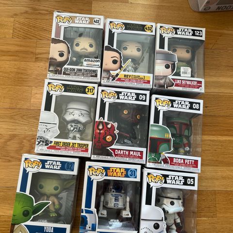 DIV STAR WARS FUNKO POP FIGURER