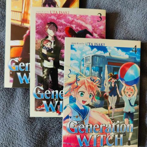 Generation Witch Vol. 2-4. Anime bok/bøker.