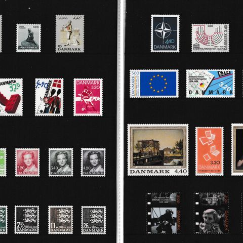 Danmark 1989 - Årssett postfriske frimerker