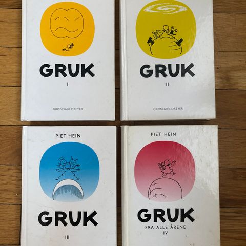 Piet Hein; Gruk I, II,  III og IV