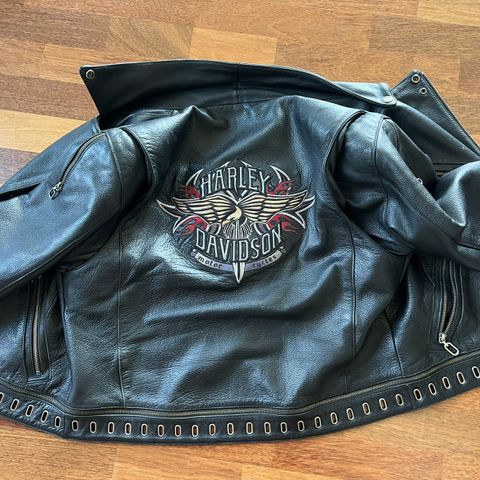 Harley Davidson mc  skinnjakke  dame L