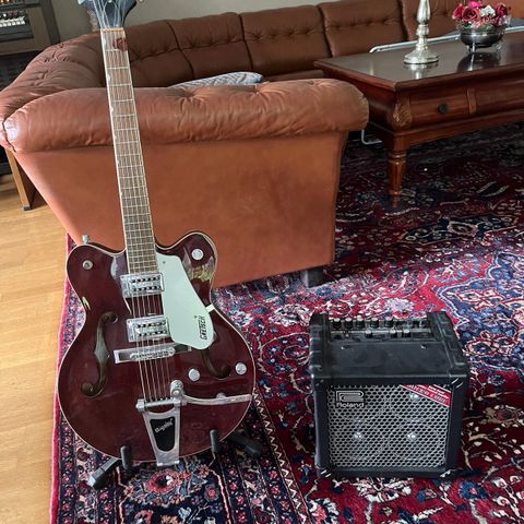 Gretsch Electromatic (Bigsby) samt Microcube Rx