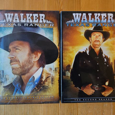 Walker Texas Ranger sesong 1 & 2 *NY*