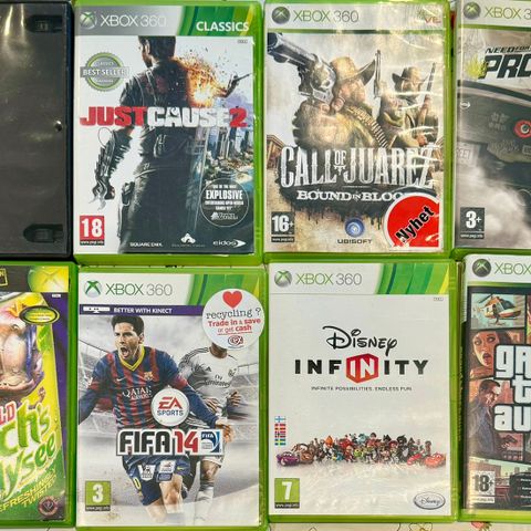 Xbox 360 spill samling 🔥ny priser!