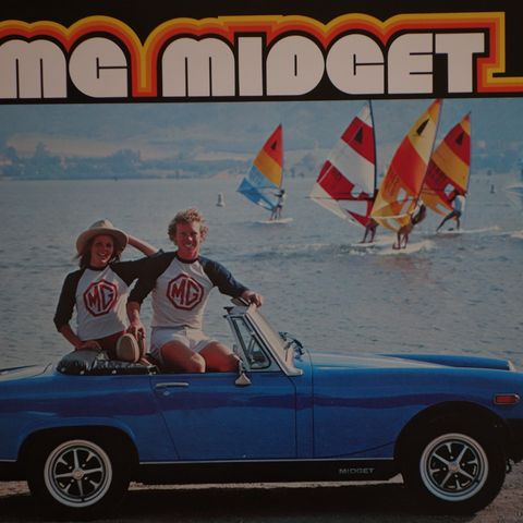 MG Midget brosjyre