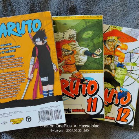 Naruto Vol.11-15. Anime bok/bøker.