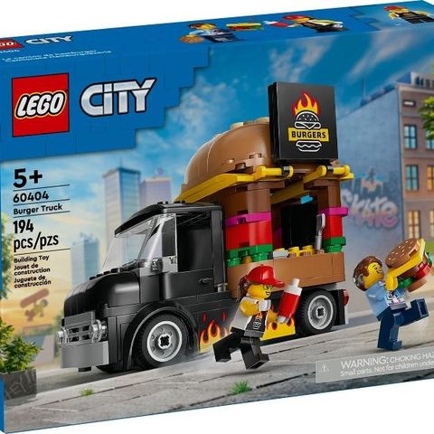 Uåpnet Lego 60404 Burger Truck