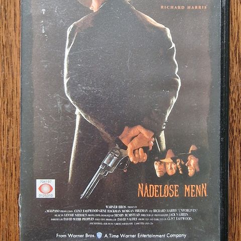 Nådeløse Menn (1992) VHS Film