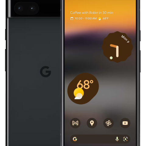 Ubrukt Google Pixel 6a 128GB (charcoal)  selges