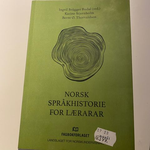 Norsk språkhistorie for lærarar