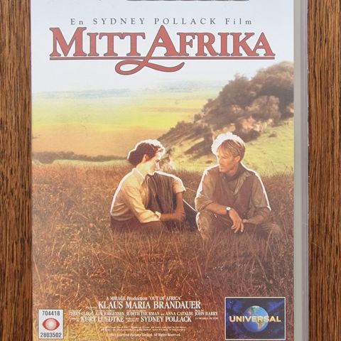 Mitt Afrika (1985) VHS Film