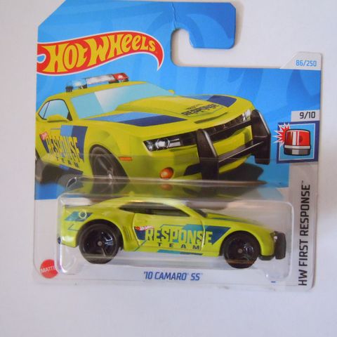 Ny Hot Wheels 🔥 🛞 '10 Camaro SS 86/250 HW  9/10 Response Team Green