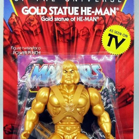 Super7  Masters of the Universe - Gold Statue He-Man