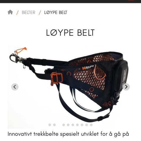 non stop løype belte