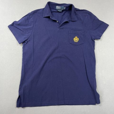 Ralph Lauren pique - Polo - Str L - Vintage - Blå