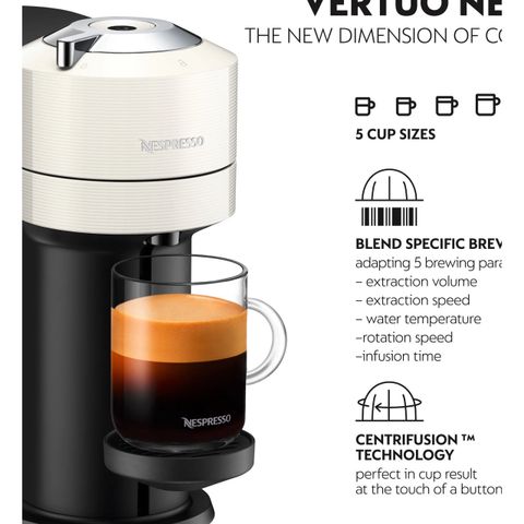 NESPRESSO® Vertuo Next kaffemaskin