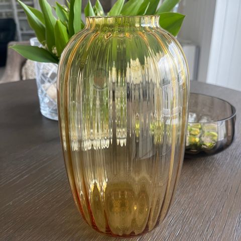 Holmegaard vase og telys