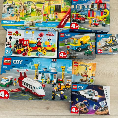 Lego Duplo , Playmobil - Reservert