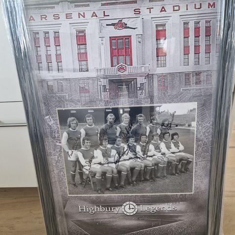 Signert Arsenal highbury legends bilde