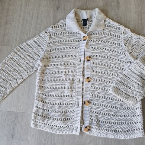 Strikkejakke/cardigan