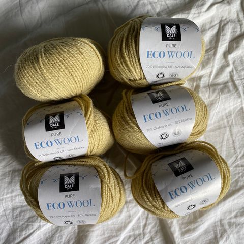 Dale Garn Pure Eco Wool (300 g) korngul