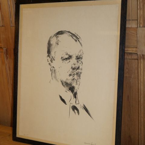 Portrett, trykk utført av Henrik Lund.