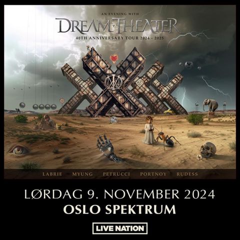 2x Dream Theatre 9.nov billetter selges!