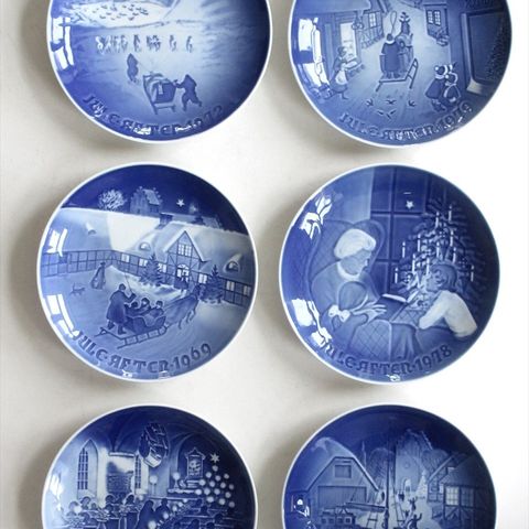 Copenhagen Porcelain/Bing & Grøndahl samletallerkener.