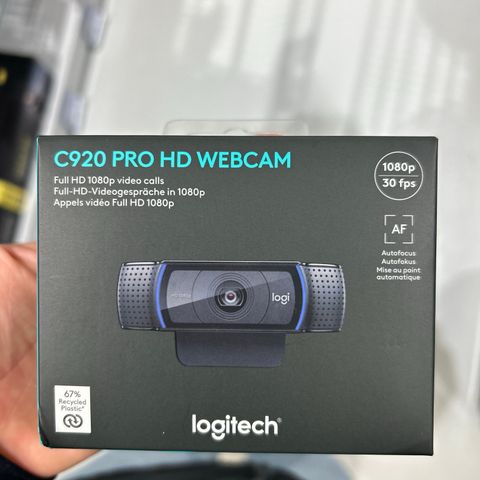 helt nytt logitech webcam