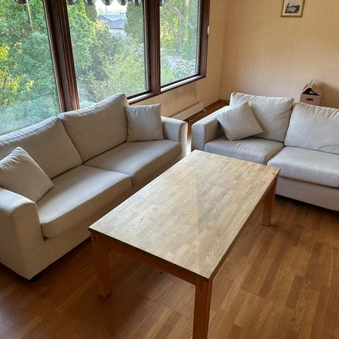 sofagruppe 3+2 m/bord