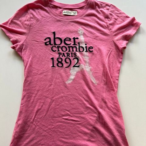 Abercrombie Kids, rosa T-skjorte, str 16 år