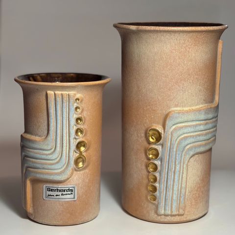 To sjeldne, vintage vaser fra Vest-Tyskland