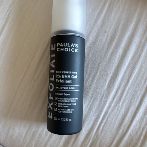 Paula’s Choice skin Perfecting 2%BHA Gel Exfoliant Salicylic Acid