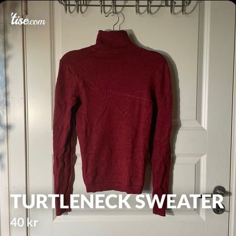 Turtleneck genser