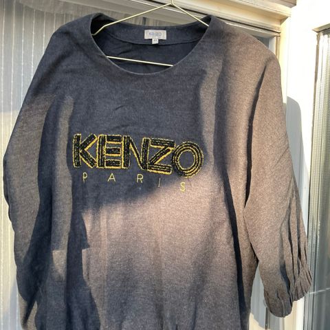 Kul Kenzo Paris genser med brodert logo