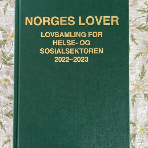 Lovsamling for helse- og sosialsektoren 2022-2023