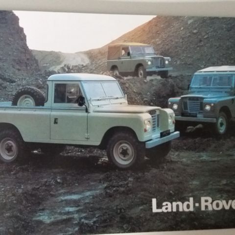 LAND ROVER -brosjyre.