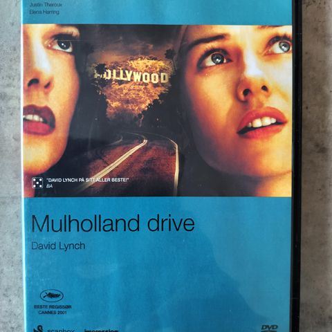 David Lynch - Mulholland Drive ( DVD) 2002 - 76 kr inkl frakt